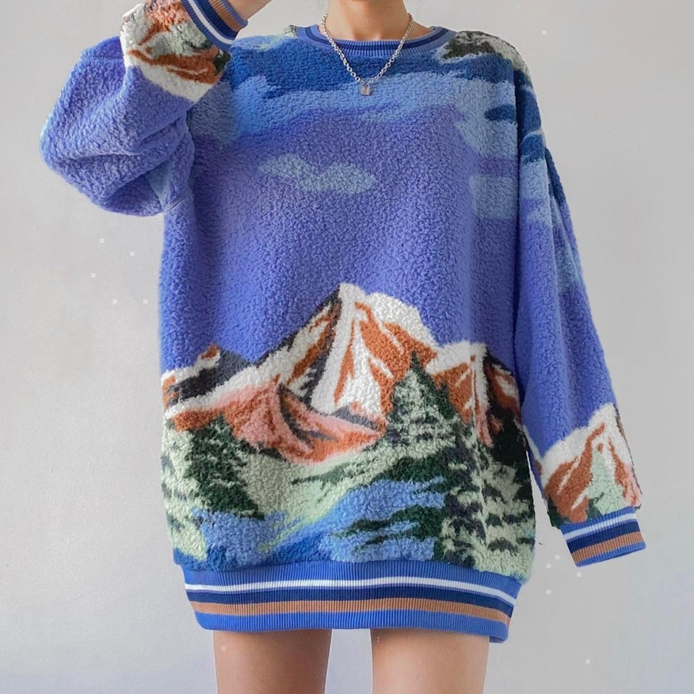 Urban Outfitters Blue Mountain Sweater